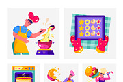 Flat Cooking Illustrations, a Food Illustration by Prosymbols (Thumbnail 8 of 8)