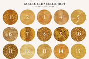 Golden Glitz Gold Seamless Textures, a Texture Graphic by Julia Dreams (Thumbnail 4 of 8)