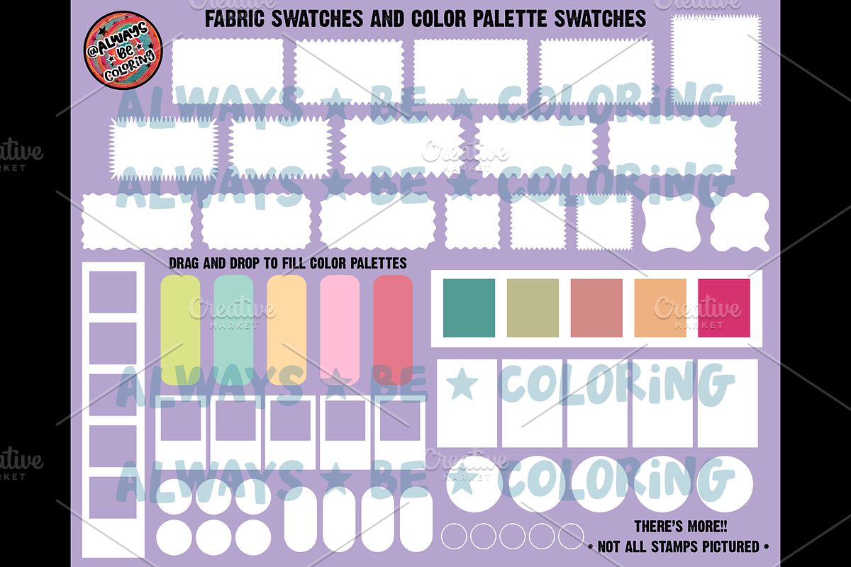 Procreate Mood Board Creator Kit, a Brush Add-On by AlwaysBeColoring (Photo 5 of 13)