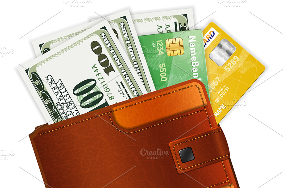 Money, Paper currency, Credit Cards, a Finance Illustration by TAlex (Photo 2 of 6)