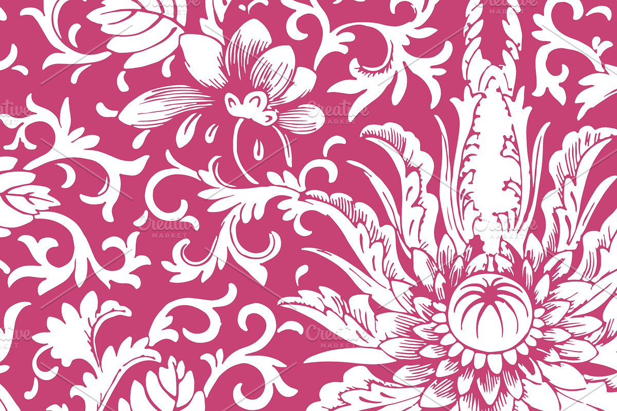 1,440 Floral Patterns in 60 Colors, a Pattern Graphic by Paper Element (Photo 21 of 26)