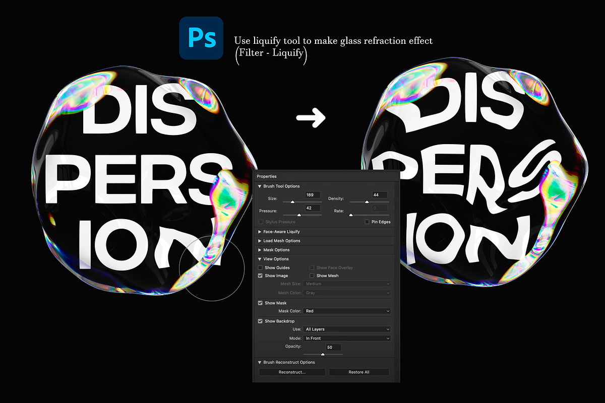 Dispersion 3D Glass Shapes Pack, a Graphic by LarysaZabrotskaya (Photo 5 of 11)