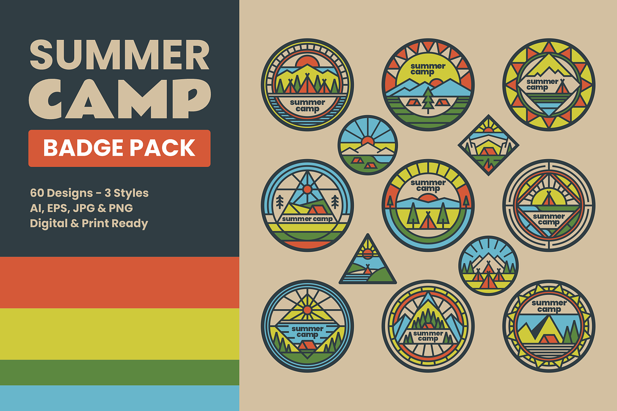 60%OFF | ALL Adventure Badge Packs, an Illustration by Firowerk (Photo 6 of 13)