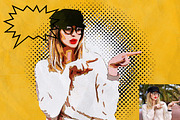 Comic Halftone Dots Effect Ps Action, an Action Add-On by Studio Retouch (Thumbnail 7 of 11)