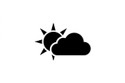 Sunny Cloud Weather Symbols, an Object Graphic by Designer_Momina (Thumbnail 5 of 5)