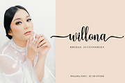 Willona, a Script Font by Nurul_kamal (Thumbnail 2 of 10)