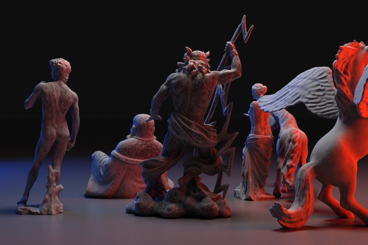 Famous Sculptures collection, an Animal 3D Model by Giimann (Photo 6 of 7)