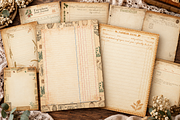 Vintage Farmhouse Junk Journal Paper, a Background Graphic by Printable Treasure (Thumbnail 2 of 3)