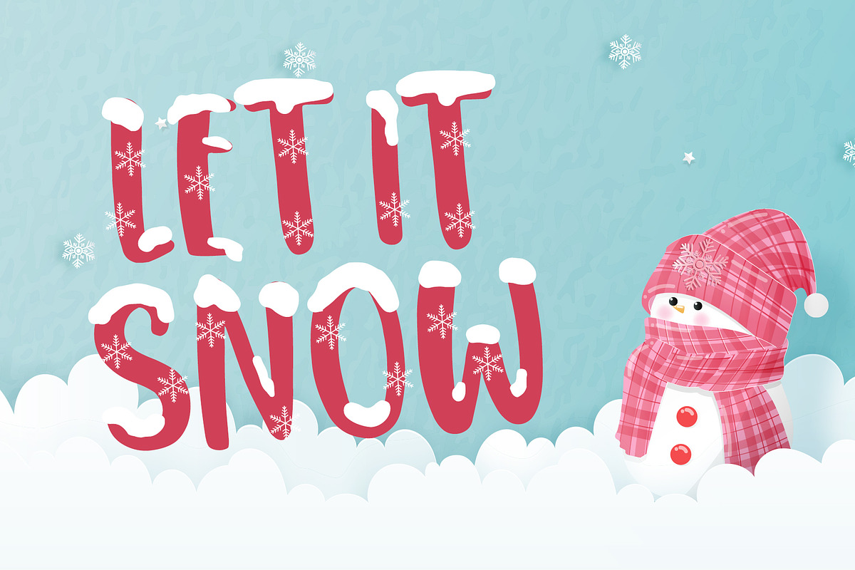 Snowy Night, a Sans Serif Font by Dm Studio (Photo 6 of 7)
