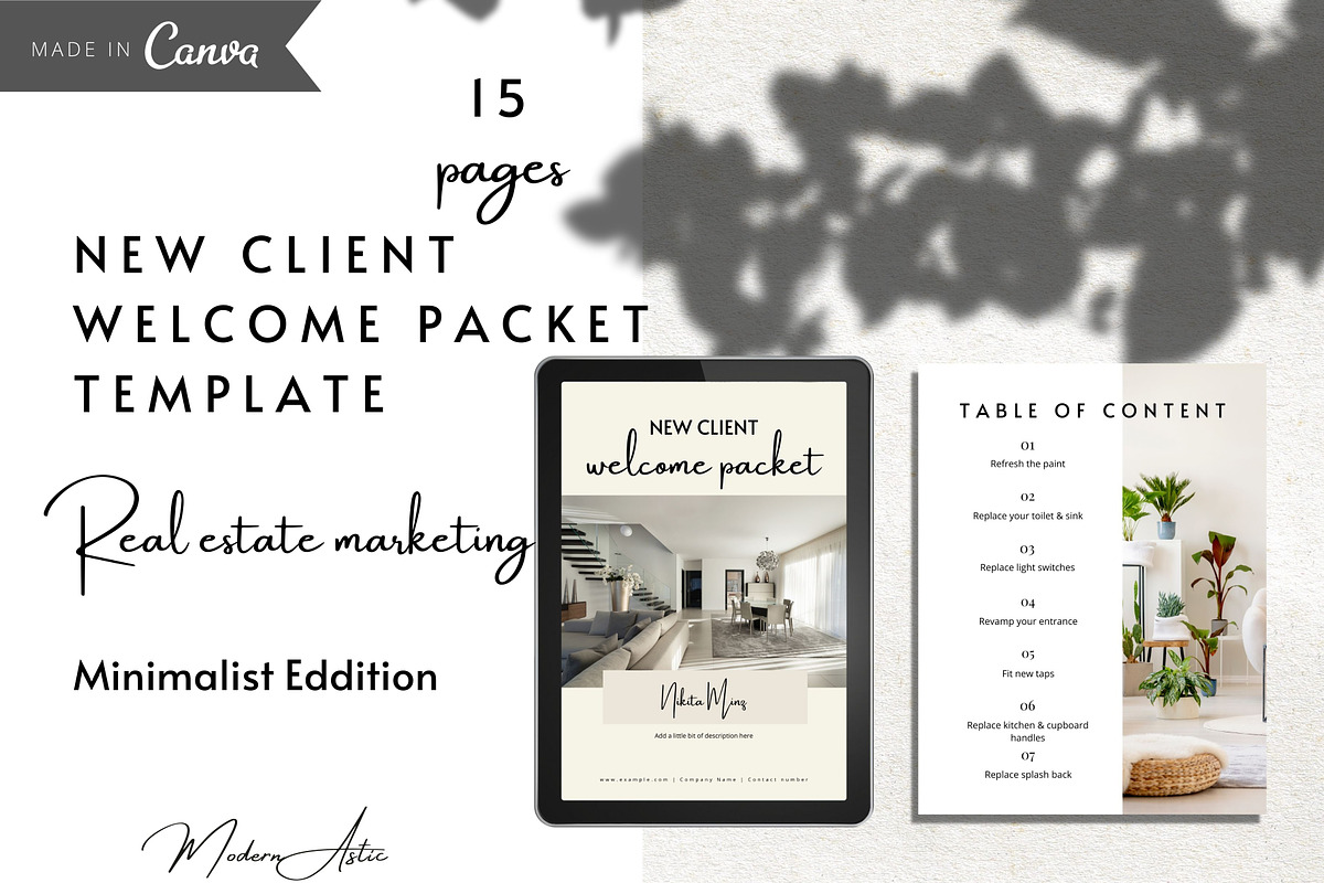 Real Estate Canva Template, a Brochure Template by Modernastic - Canva (Photo 1 of 6)