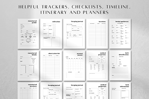 Printable Materia Medica Planner