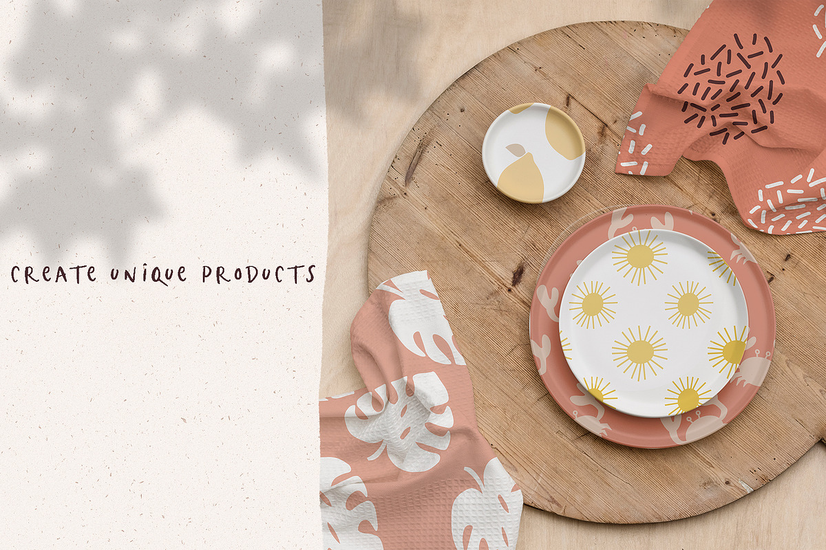 Summer Fun Clipart & Patterns, a Pattern Graphic by Sweet Fig (Photo 6 of 9)