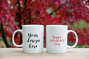Two coffee mug mock up psd, 2 mugs, a Cups & Container Mockup by Leo Flo Mockups (Thumbnail 1 of 2)