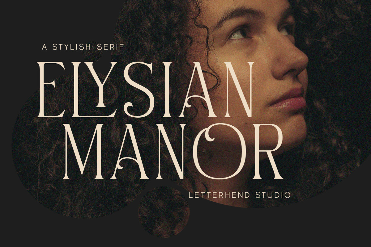 Elysian Manor - Stylish Serif, a Serif Font by Letterhend Studio (Photo 1 of 9)