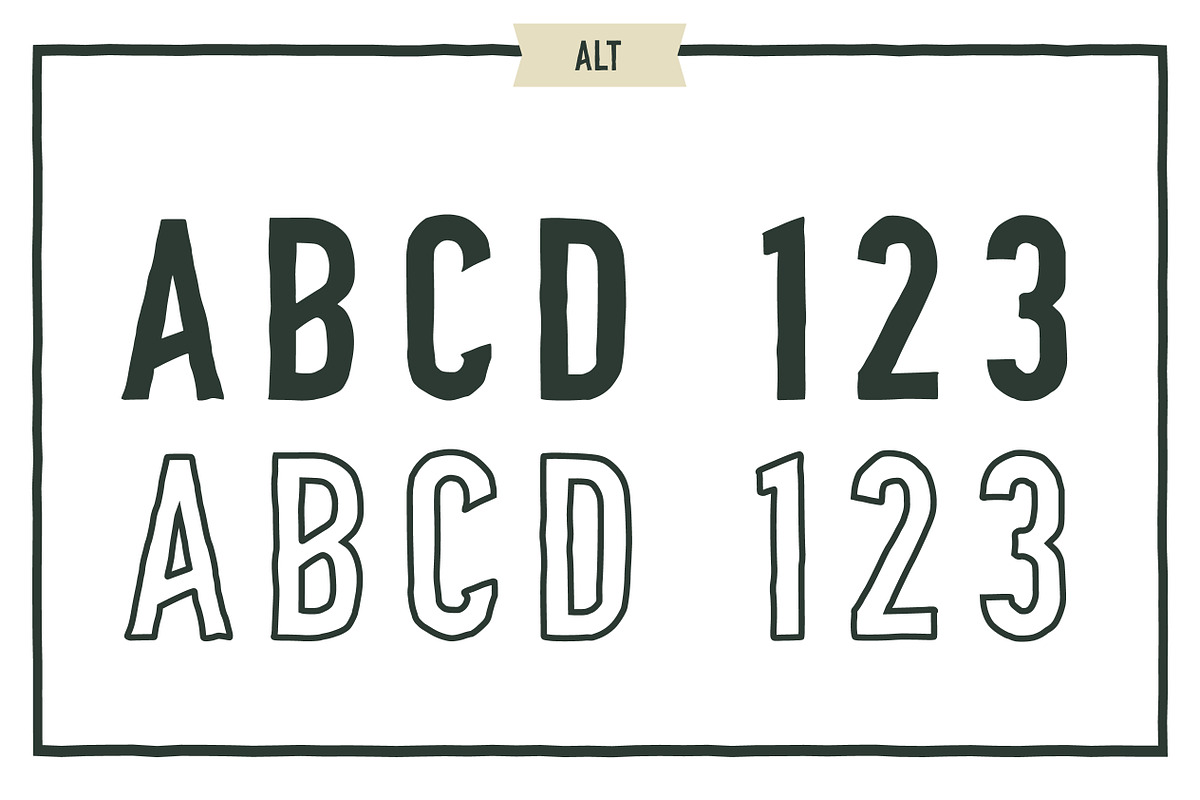 Faffay Vintage Font, a Sans Serif Font by rbcs_vibes (Photo 4 of 6)