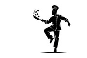 High-quality chef cooking silhouette, an Illustration by Amazin_art (Thumbnail 30 of 31)