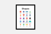 Shapes for Kids Geometric Poster, a Decorative Illustration by TukTuk Design (Thumbnail 5 of 6)