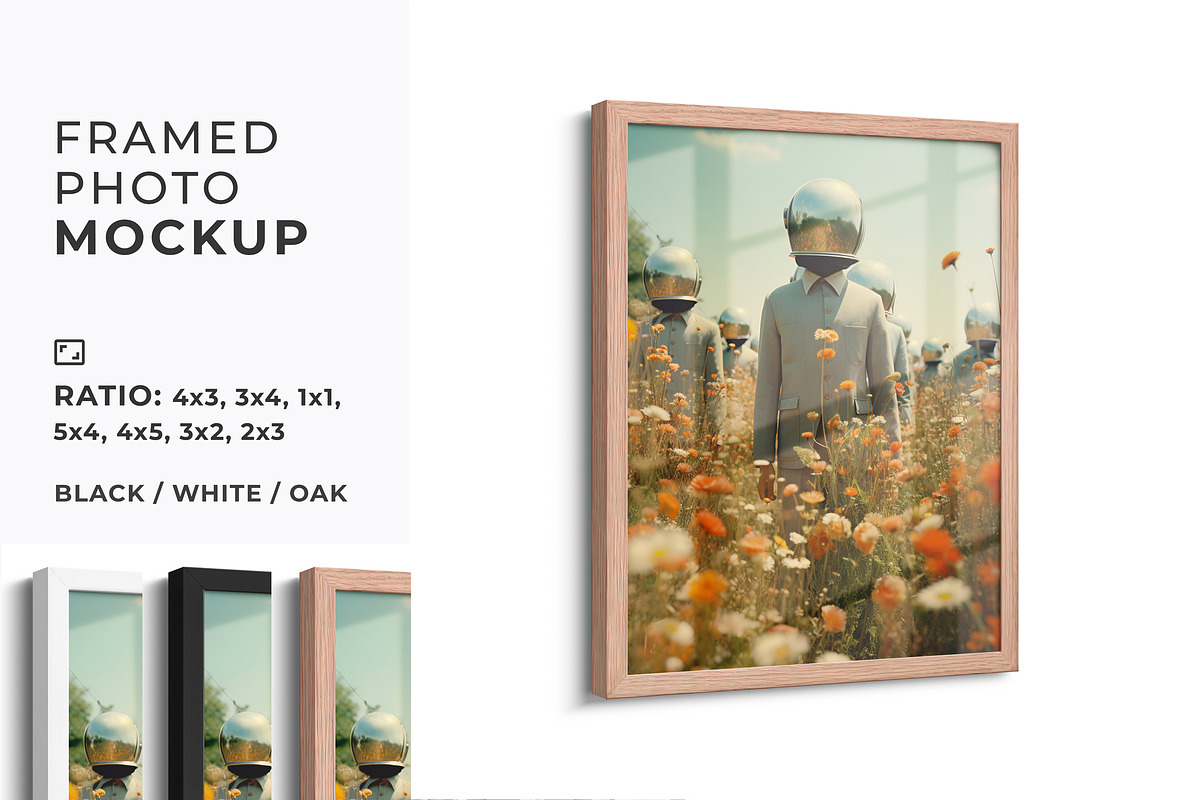 Framed Photo Mockups Bundle 01, a Household Mockup by Mockups by Carlos Viloria (Photo 6 of 14)