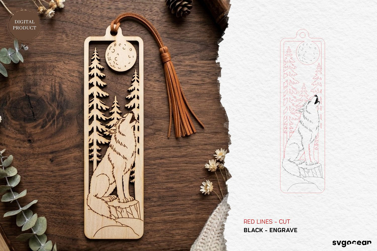 Winter Animals Bookmarks SVG Bundle, a Decorative Illustration by svgocean (Photo 9 of 13)