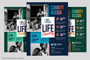 Charity Flyer Template, a Flyer Template by Satgur Graphic Design