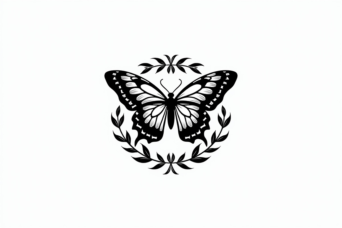 Elegant Butterfly Set, an Illustration by Gfx_Store (Photo 2 of 9)