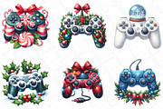 Christmas Gaming Controller, an Illustration by DreamPrint404 (Thumbnail 3 of 4)