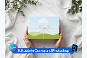 gift wrapping branding mockup, a Packaging Mockup by Rami's Mockups (Thumbnail 1 of 4)