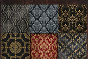 Gothic Damask Digital Paper, a Pattern Graphic by LA Design (Thumbnail 2 of 10)