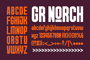 GR NORCH - Sports Display Font, a Serif Font by Garisman Std (Thumbnail 12 of 15)