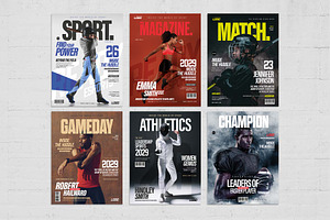 Sport Magazine Cover Templates