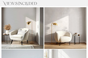 Living Room Wallpaper Mockups, a Product Mockup by mock-ups (Thumbnail 2 of 16)