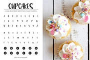 Cupcakes - a Hand Lettered Font, a Sans Serif Font by Nancy Ingersoll (Thumbnail 2 of 9)