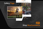 American Football - WordPress theme, a WordPress Template by TonyTemplates (Thumbnail 4 of 5)