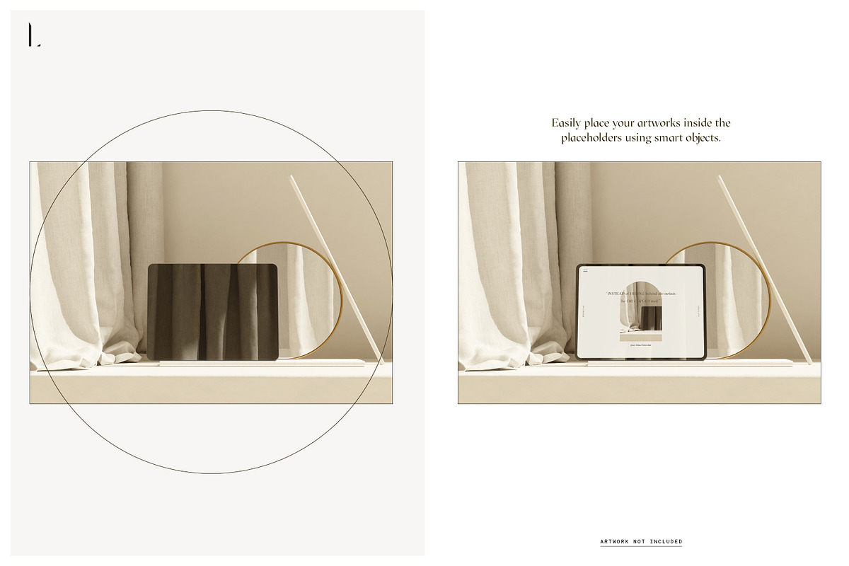 Lina Image Video Branding Mockup, an iPad Mockup by LINII (Photo 3 of 14)