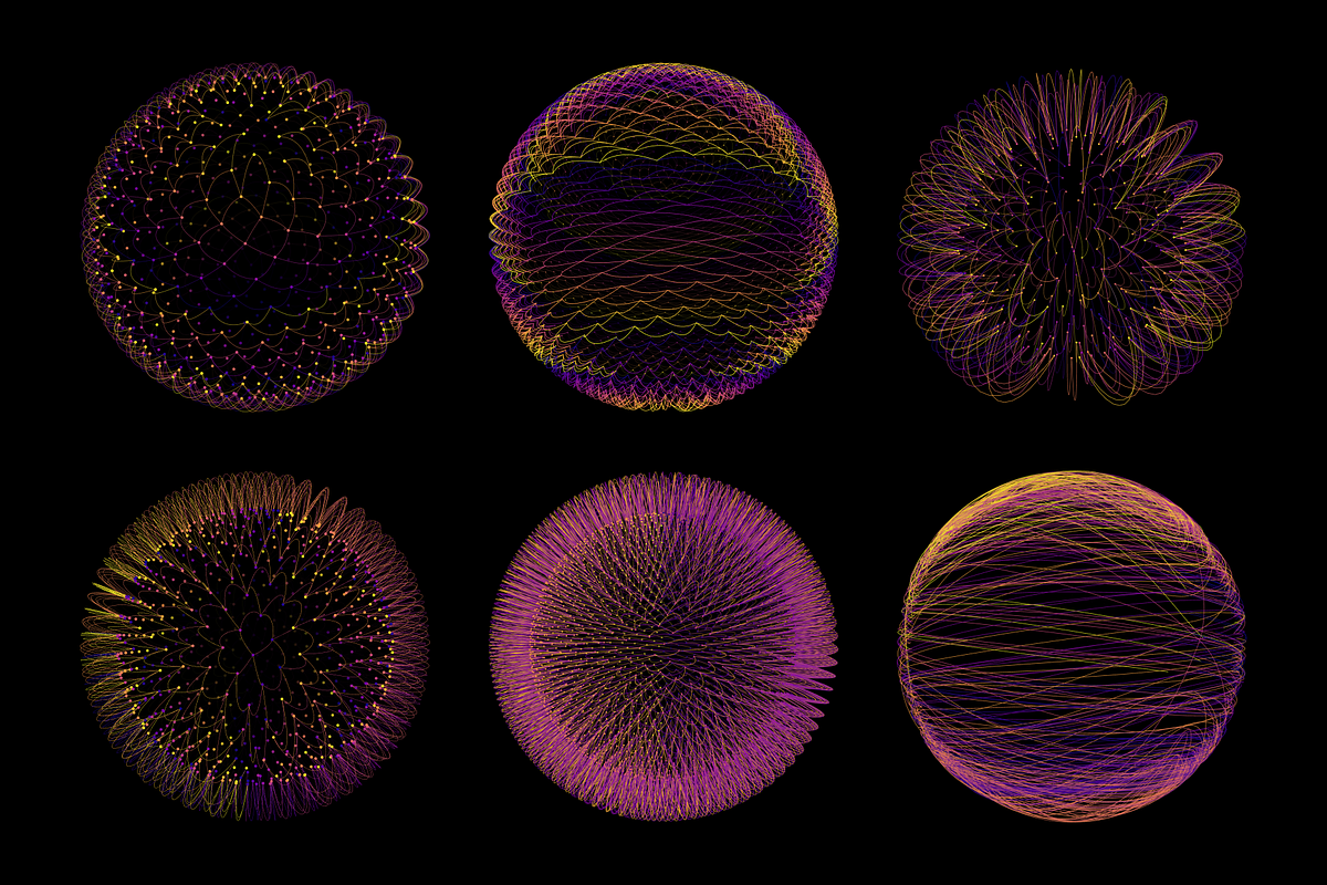 GEO_SPHERES02 Abstract Vector Bundle, an Object Graphic by codetoform (Photo 9 of 10)