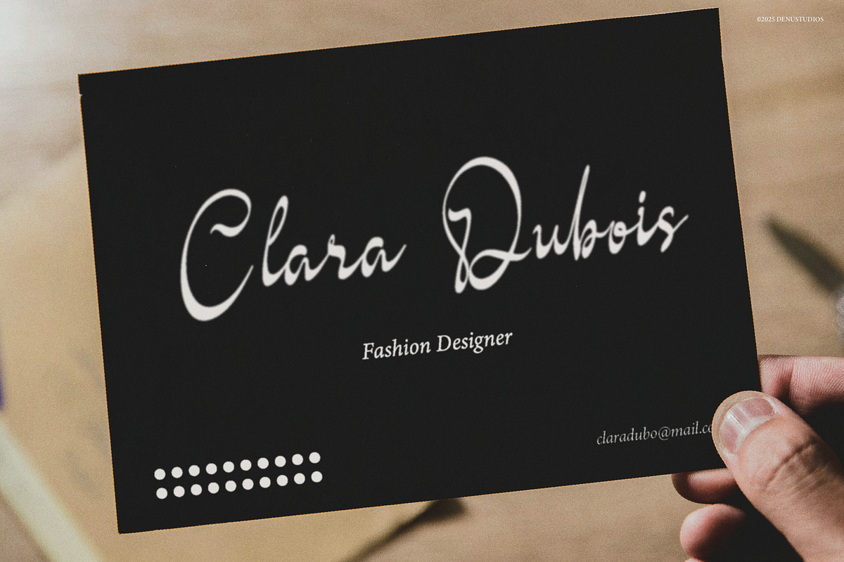 Feriska Monathy | Classic Signature, a Script Font by Denustudios (Photo 10 of 13)