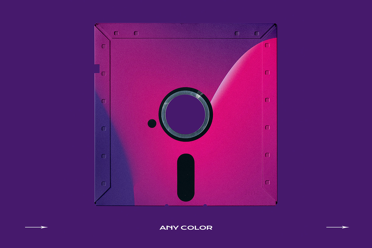 Floppy Disk Mockup Template Bundle, a Product Mockup by PrintPixel (Photo 21 of 28)