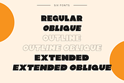 Avineo - Unique Display Typeface, a Sans Serif Font by Valentino Vergan (Thumbnail 2 of 10)