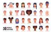 Diverse people avatars set, a Person Illustration by Good Studio (Thumbnail 1 of 5)