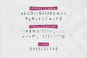 MixMatch Chaos, a Handwritten Font by Jelena Sardi (Thumbnail 2 of 7)