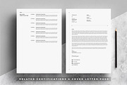 Minimal Resume Template 4 Pages, a Resume Template by White Graphic (Thumbnail 3 of 9)