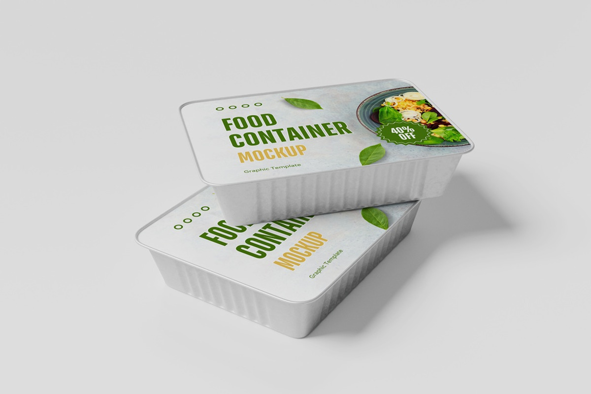Aluminum Food Container Mockup, a Packaging Mockup by Pexelyou (Photo 9 of 10)