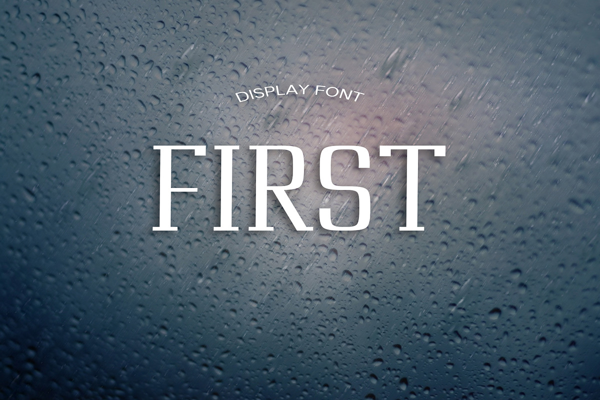 FIRST font