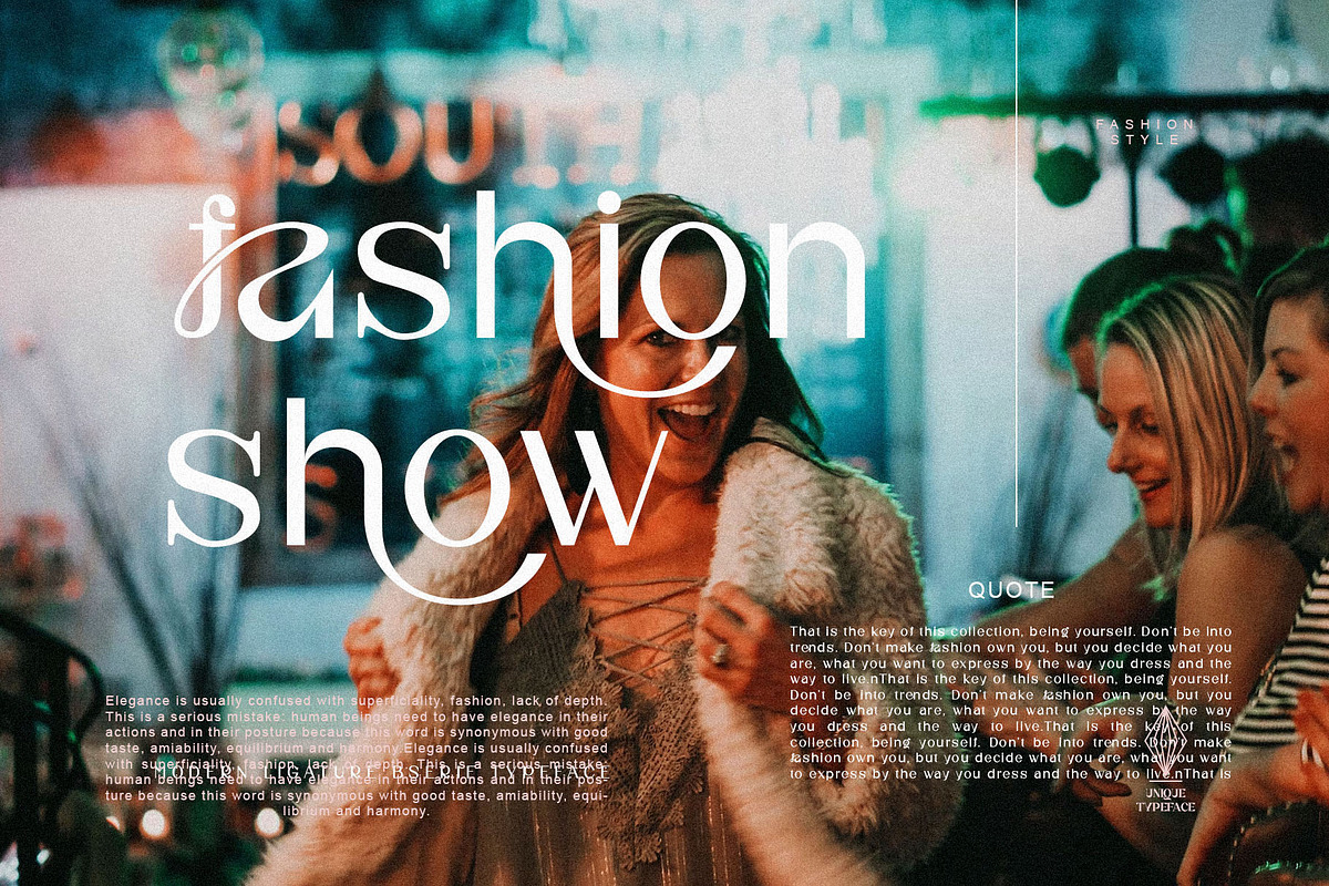 Nifa Ligature Sans Serif Typeface, a Sans Serif Font by yaqublekker (Photo 5 of 10)