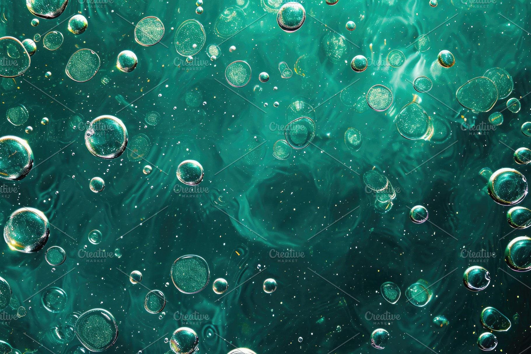 A detailed view of numerous bubbles, a Photo by Iftikhar Alam
