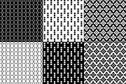 Seamless Black Geometric Patterns, a Pattern Graphic by Melissa Held Designs (Thumbnail 5 of 8)