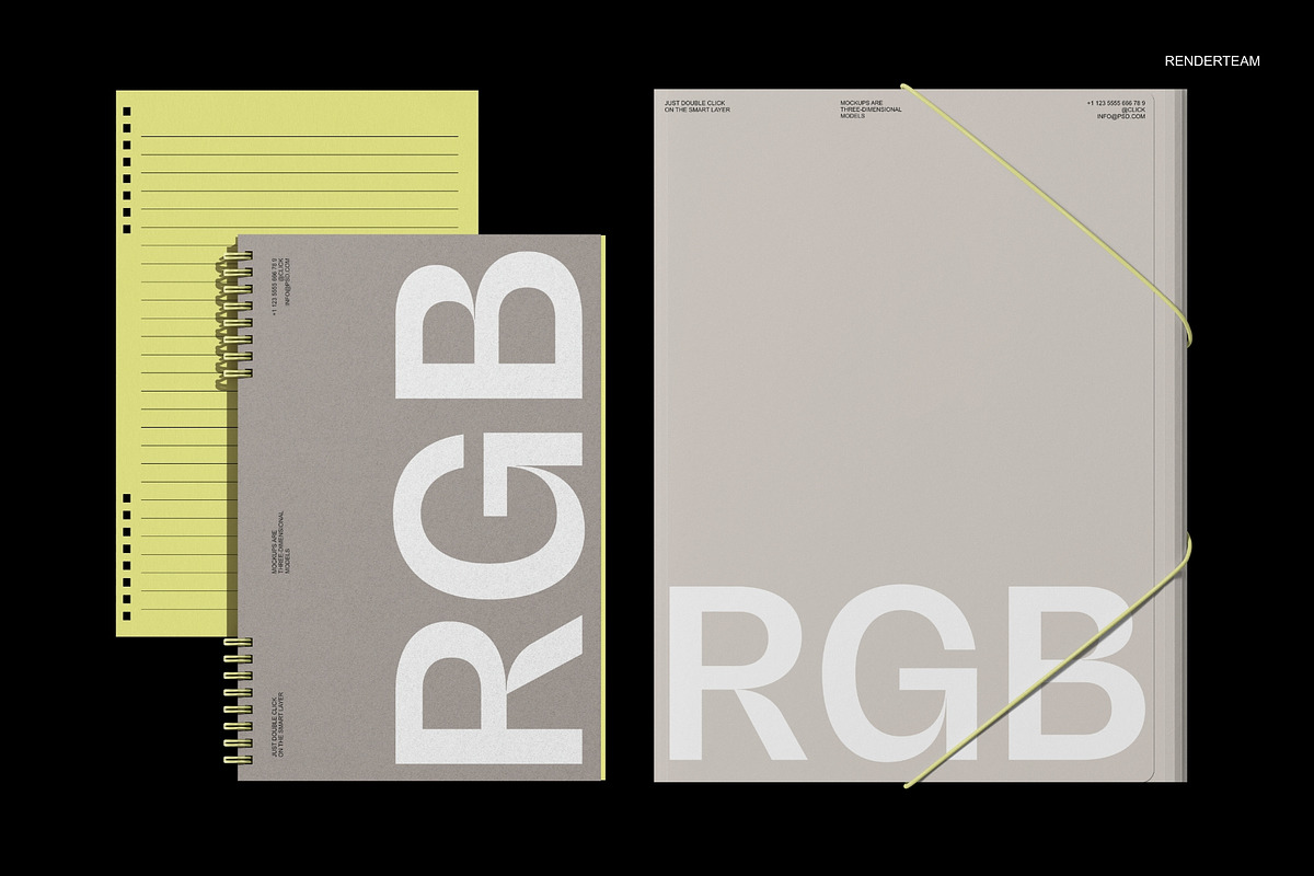 Brand Identity Mockup Set, a Product Mockup by Renderteam (Photo 8 of 15)