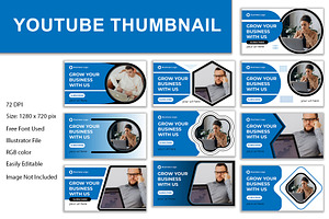 Youtube Thumbnail, a Social Media Template by Lakhan1998