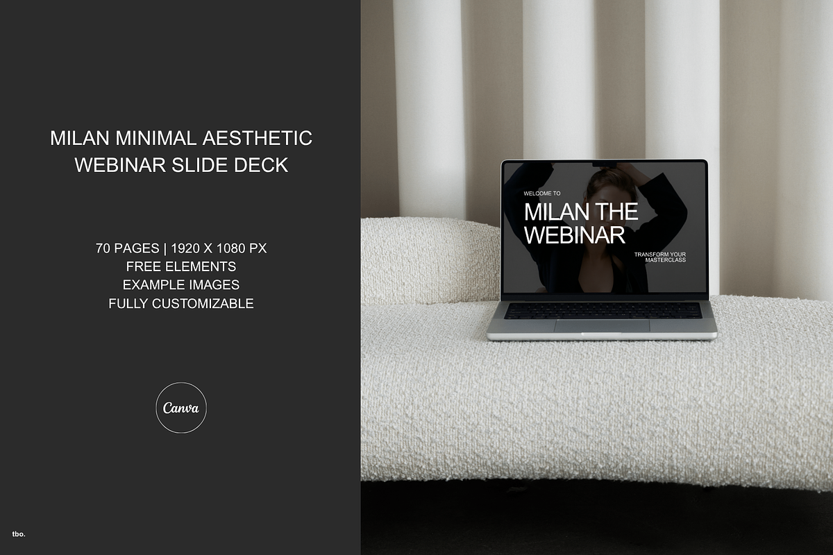 CANVA: Milan Slide Deck Webinar, a Presentation Template by thebusinessoutfit (Photo 2 of 32)