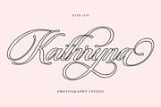 Beautiful Heliography Outline, a Script Font by Has_rizal (Thumbnail 10 of 12)